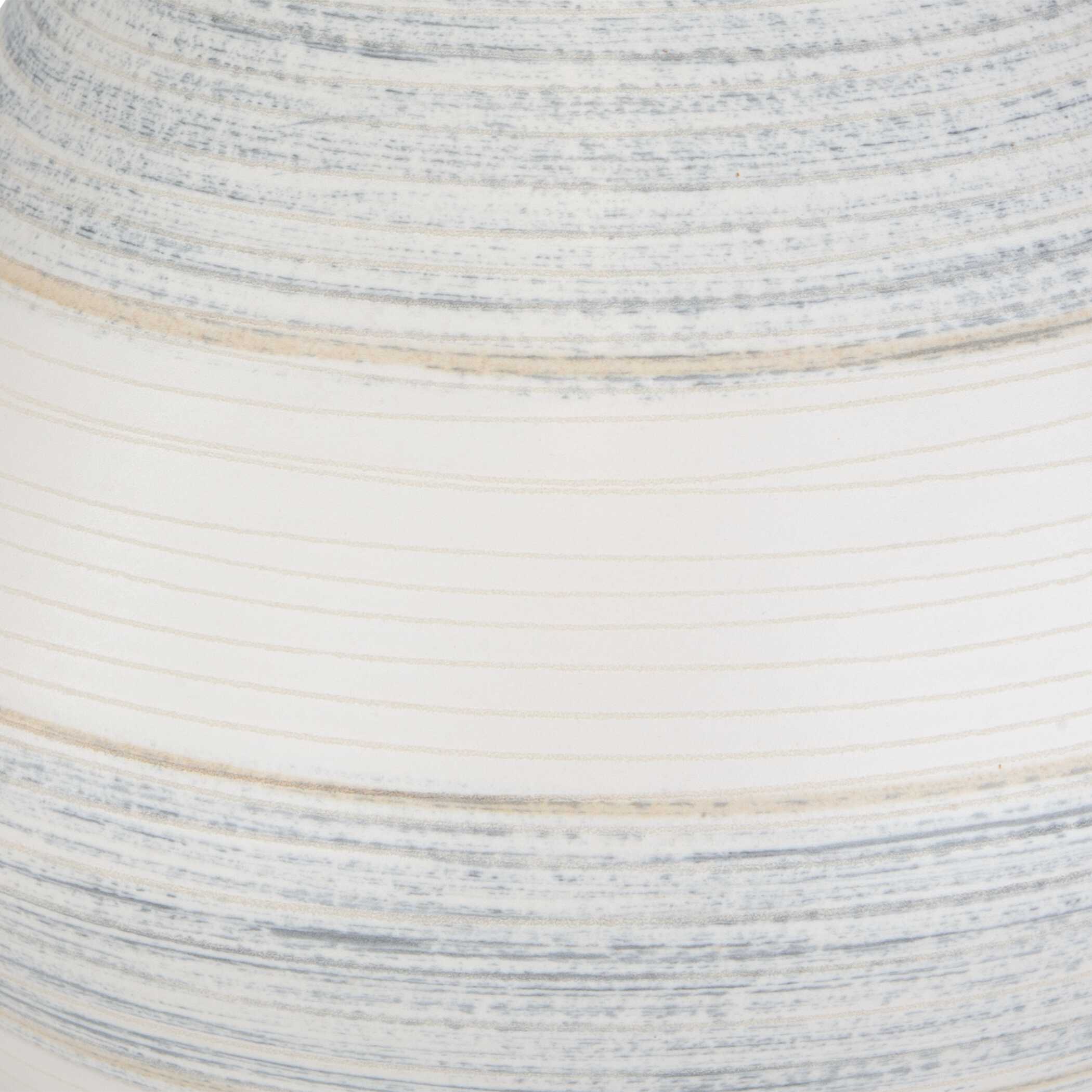 Potter Striped Ivory Blue Table Lamp large image 
