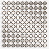 Dinuba Antique Silver Champagne Mirror, by Uttermost, 39.5" width x 39.5" height x 1.62" depth thumbnail 1
