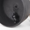Quincy Large Matte Black Metal Decorative Bell Object thumbnail 10