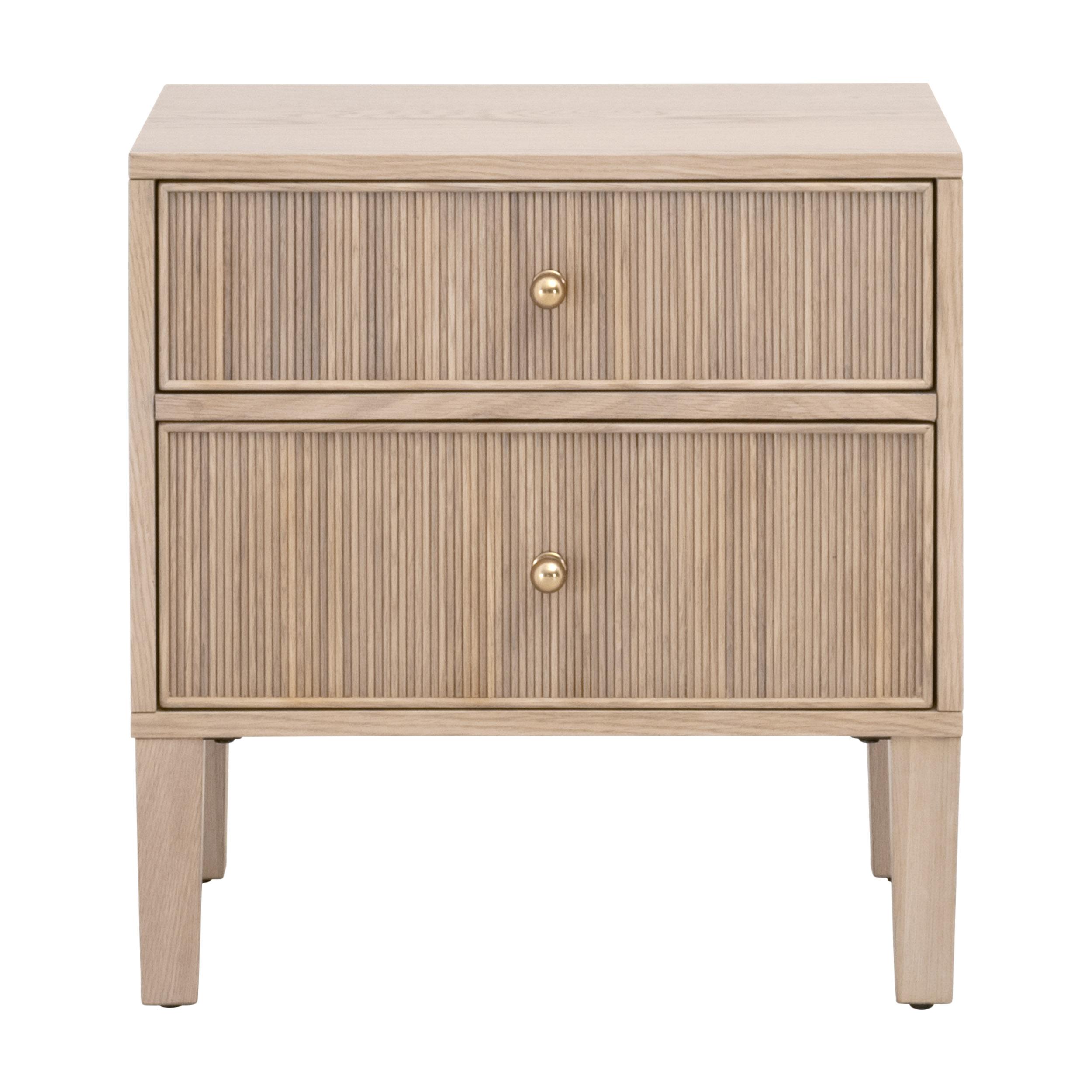 Highland 2-Drawer Nightstand, by Essentials for Living, 23" width x 24" height x 17" depth View 1
