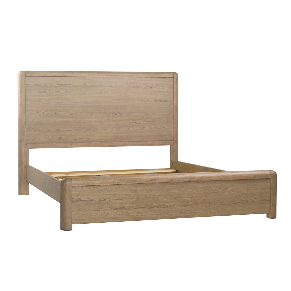 Tricia Bed East King Natural, by Dovetail, 83.85" width x 59" height x 86.6" depth View 4