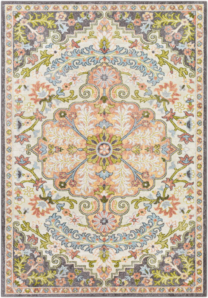 New Mexico Machine Woven Rug, by Surya, 7'2.61" length x 5'2.99" width