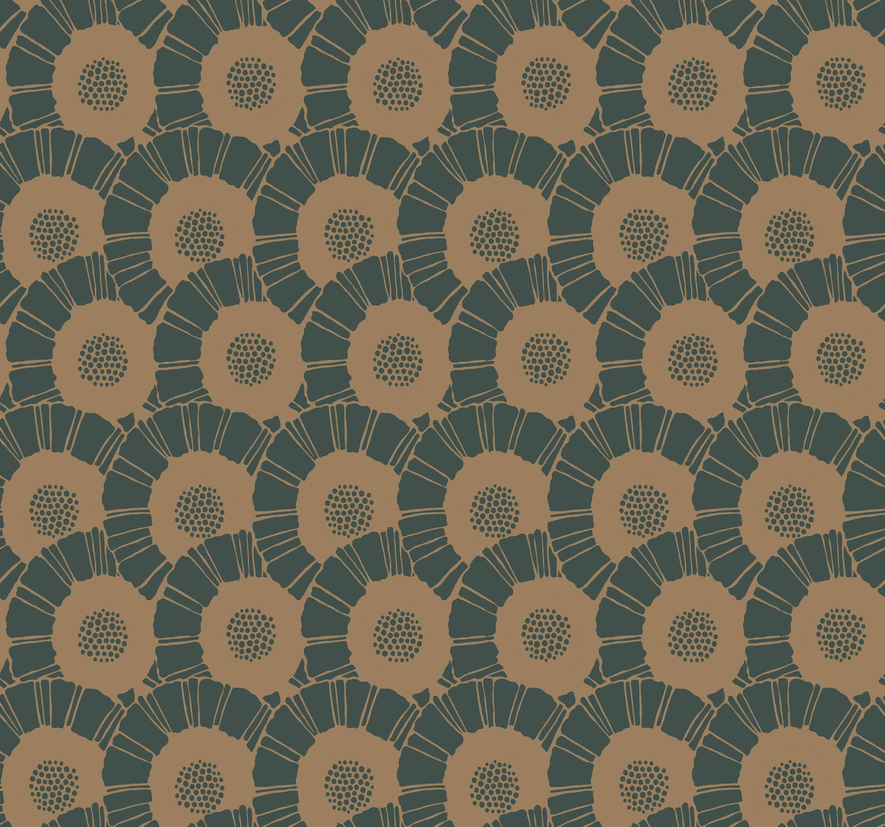 Coco Bloom Metallic Wallpaper large image 