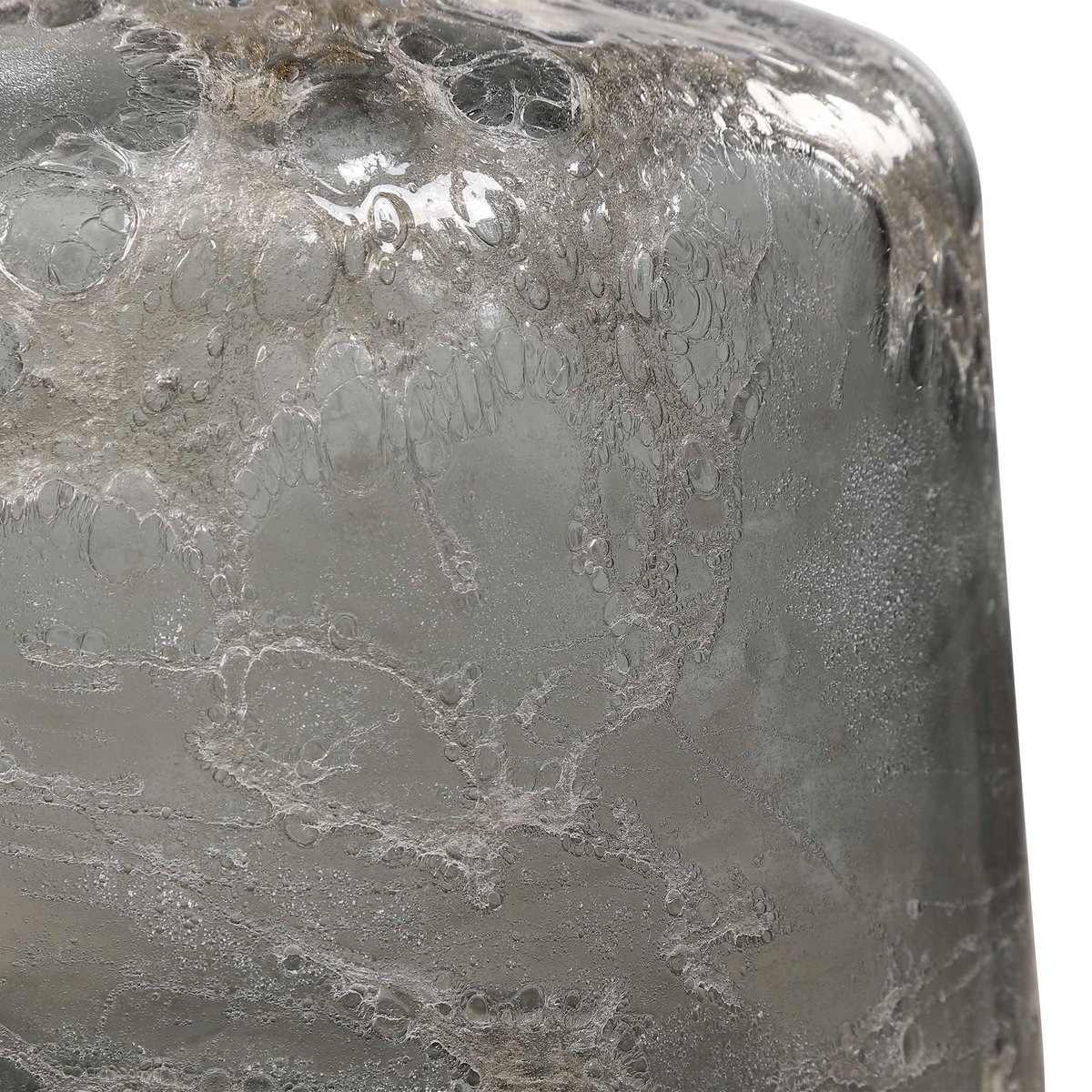 Storm Art Glass Bottles Set/2, Vase by Uttermost, 6.25" width x 17.5" height x 6.25" depth View 3