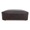 Form Ottoman Espresso Brown Leather thumbnail 0
