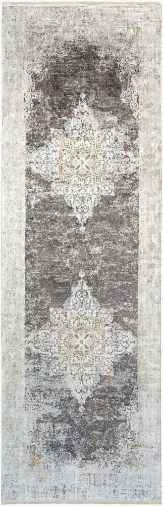 Solar Machine Woven Rug, by Surya, 9'10.11" length x 3'2.58" width