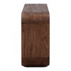 Gaetan Bookcase Brown 79', Shelving & Bookcase by Dovetail, 78.74" width x 31.5" height x 15.75" depth thumbnail 3