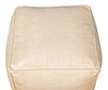 Sunday Afternoon Leather Cube  Taupe, by Sarreid, 1'3" length x 1'3" width x 1'4" height thumbnail 10