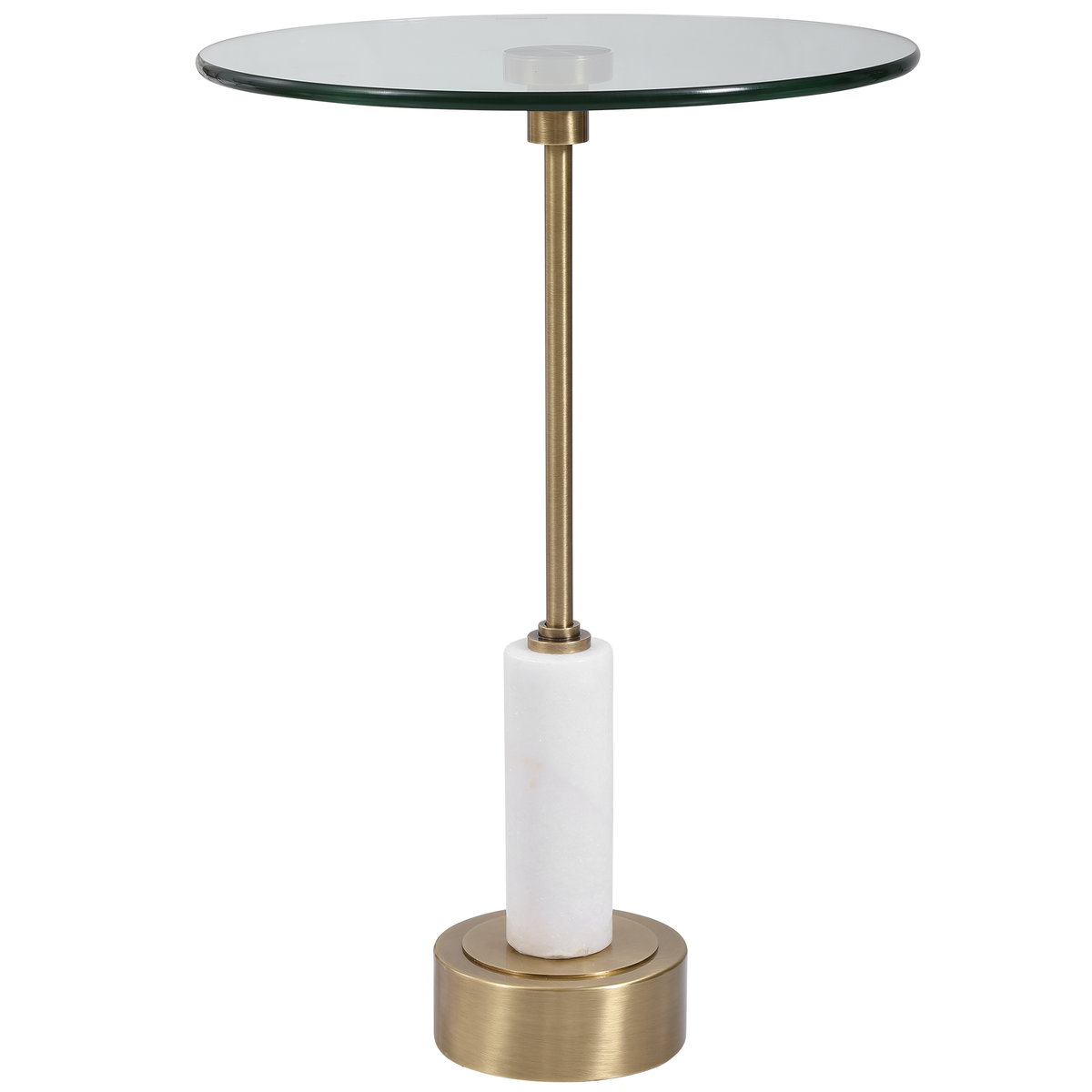Portsmouth Round Accent Table, Side & End Table by Uttermost, 15.75" width x 24" height x 15.75" depth View 1