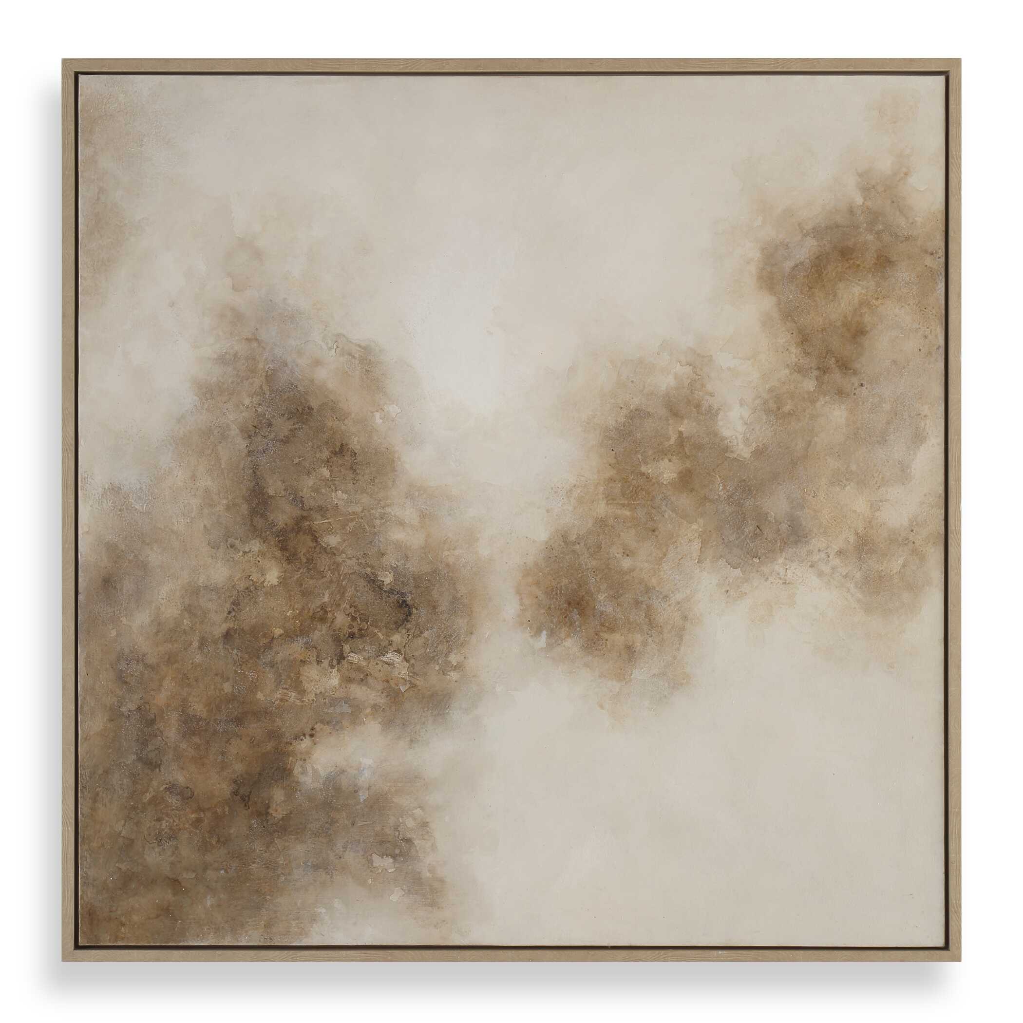 Up In Smoke Framed Modern Art, Painting by Uttermost, 49.7" width x 49.7" height x 1.5" depth View 1