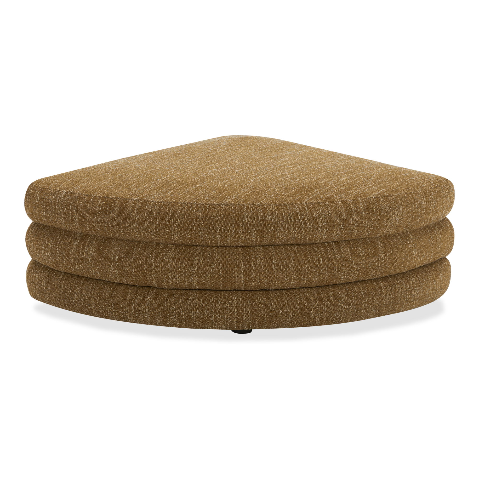 Lowtide Curved Ottoman Amber Glow large image 