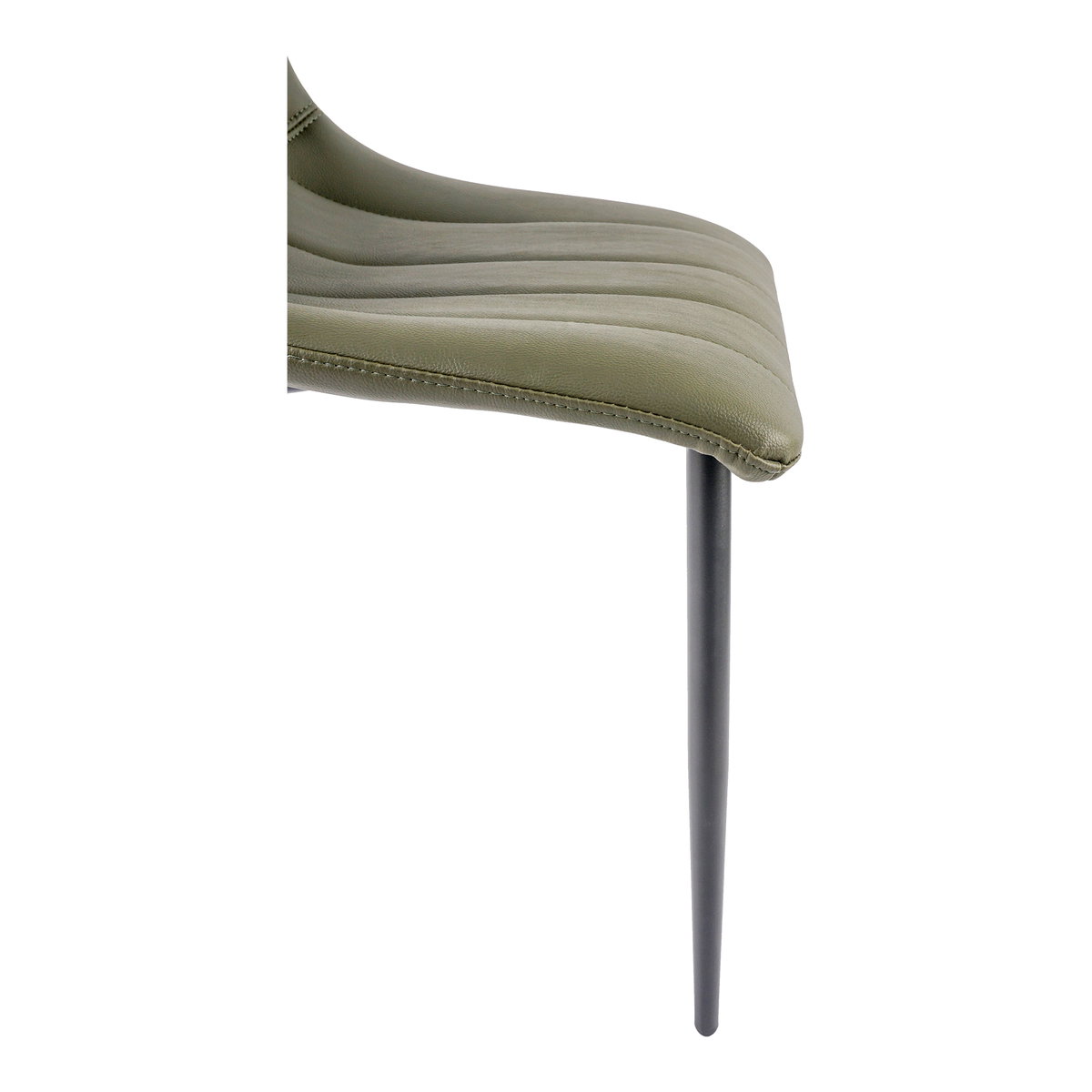 Alibi Dining Chair Dark Green - Set Of Two, by Moe's Home, 18" width x 33" height x 20" depth View 8