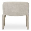 Ella Accent Chair Heather Beige, by Moe's Home, 30" width x 34" height x 22.5" depth thumbnail 5
