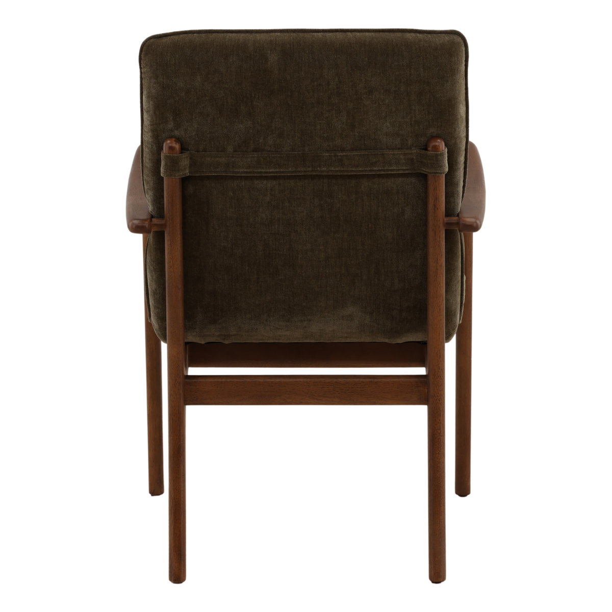 Talesa Dining Chair Olive, by Dovetail, 23.25" width x 35.5" height x 25.75" depth View 4