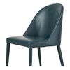 Burton Dining Chair Dark Teal Vegan Leather - Set Of Two, by Moe's Home, 18.5" width x 32.5" height x 22.5" depth thumbnail 8