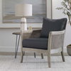 Encore Dark Gray Armchair, Accent Chair by Uttermost, 28.5" width x 33" height x 31" depth thumbnail 2