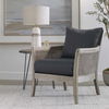 Encore Dark Gray Armchair, Furniture by Uttermost, 28.5" width x 33" height x 31" depth thumbnail 2