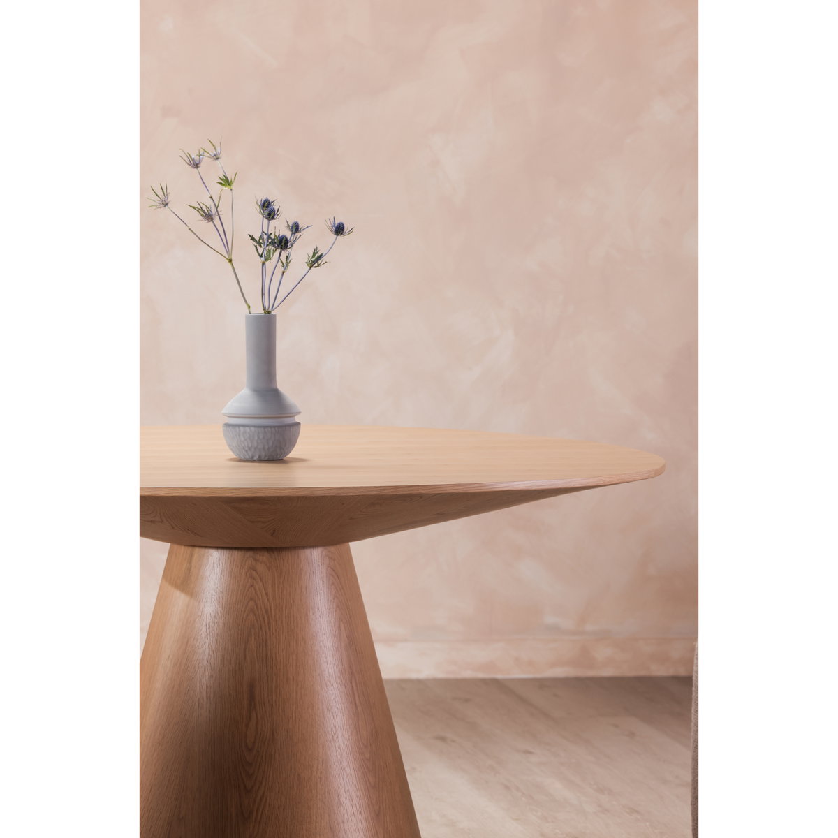 Otago Round 54in Dining Table, by Moe's Home, 54" width x 29.5" height x 54" depth View 6