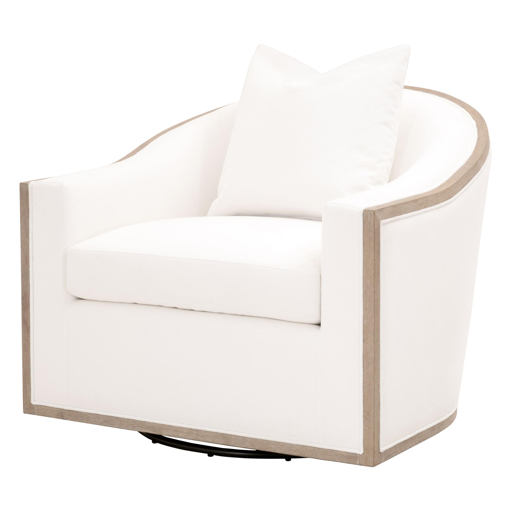 Paxton Swivel Club Chair, Accent Chair by Essentials for Living, 36" width x 30.25" height x 36" depth View 2
