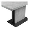 Hanlon Dining Table Light Grey, by Moe's Home, 53" width x 29.5" height x 31.5" depth thumbnail 3