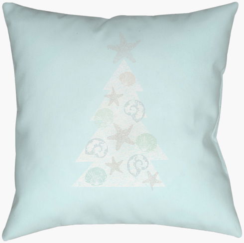 Coastal Holiday Accent Pillow