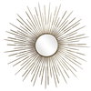 Golden Rays Starburst Mirror, by Uttermost, 3'10.75" width x 3'10.75" height x 1" depth thumbnail 1