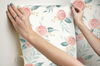 Magnolia Home Watercolor Roses Red Peel & Stick Wallpaper thumbnail 4