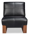 Wylam Leather Chair Onyx Black thumbnail 1